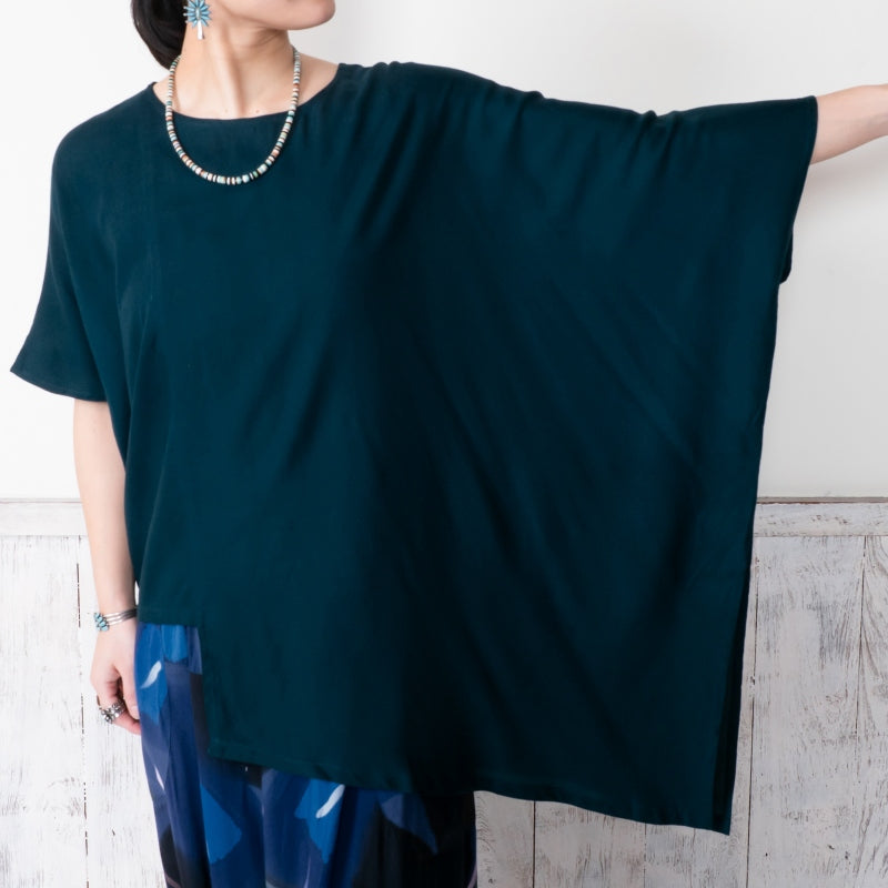 Rayon Asymmetrical Pullover
