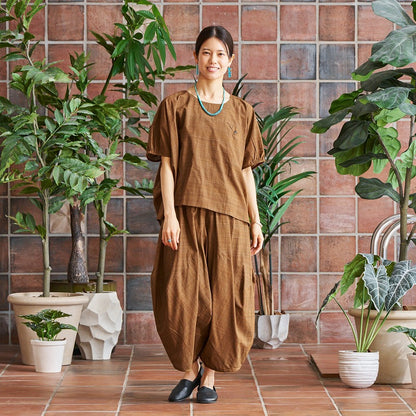 Cotton Hand-Brushing Pullover