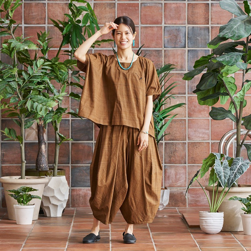 Cotton Hand-Brushing Pullover