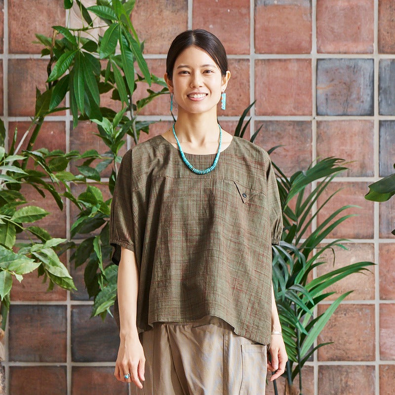 Cotton Hand-Brushing Pullover