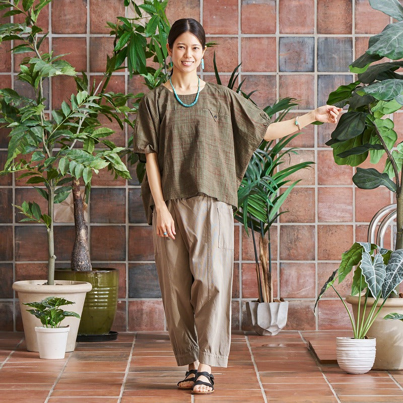 Cotton Hand-Brushing Pullover