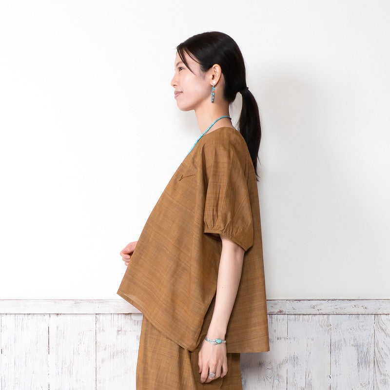 Cotton Hand-Brushing Pullover
