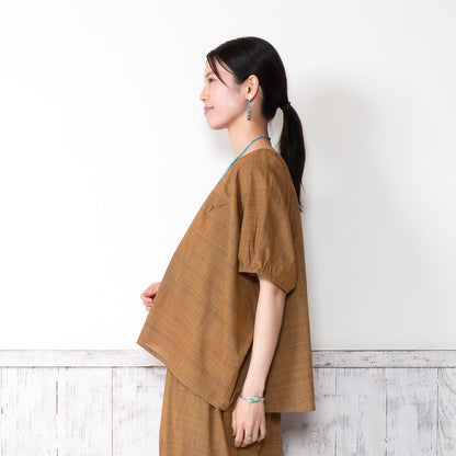 Cotton Hand-Brushing Pullover