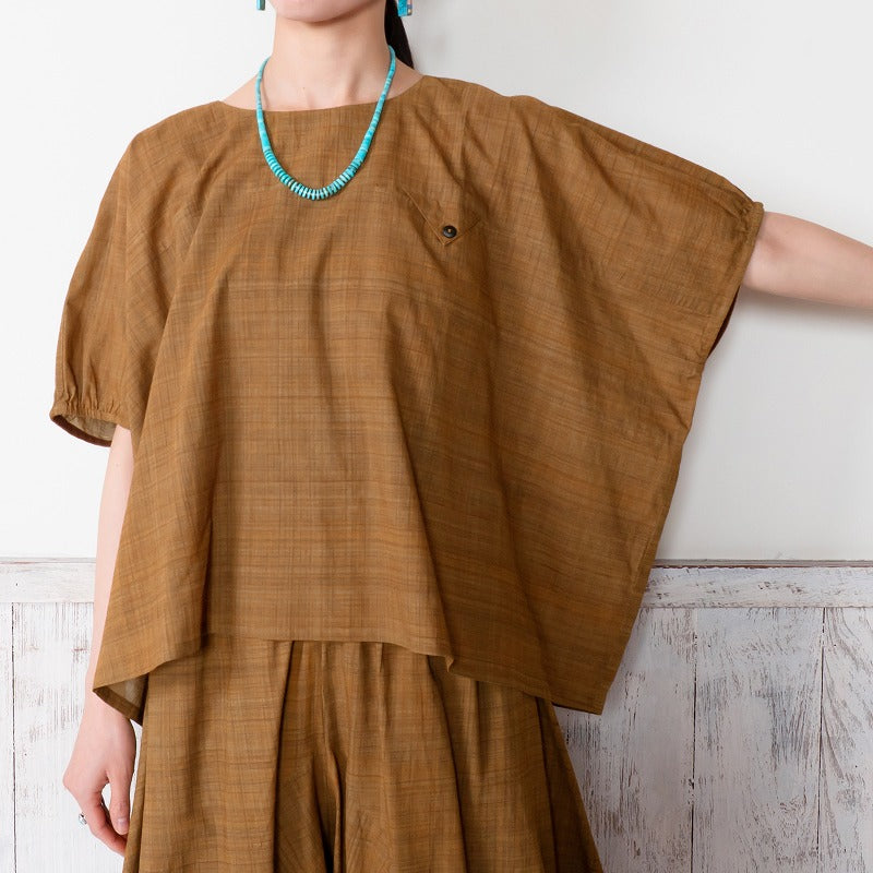 Cotton Hand-Brushing Pullover