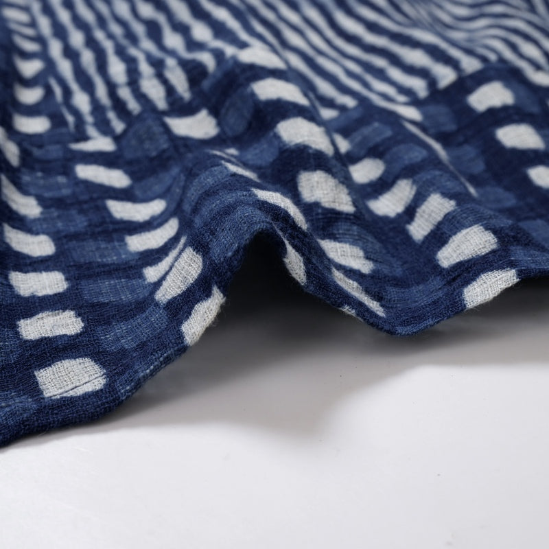 Block Print Patch Pullover