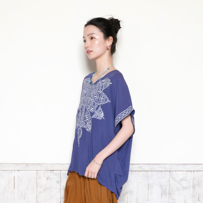Zari Embroidery Pullover