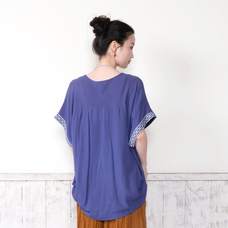Zari Embroidery Pullover