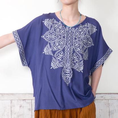 Zari Embroidery Pullover