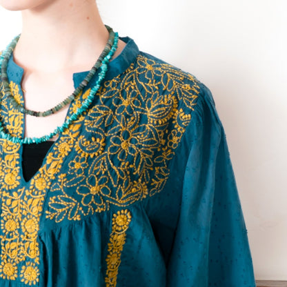 Lucknow Embroidery Tunic Pullover