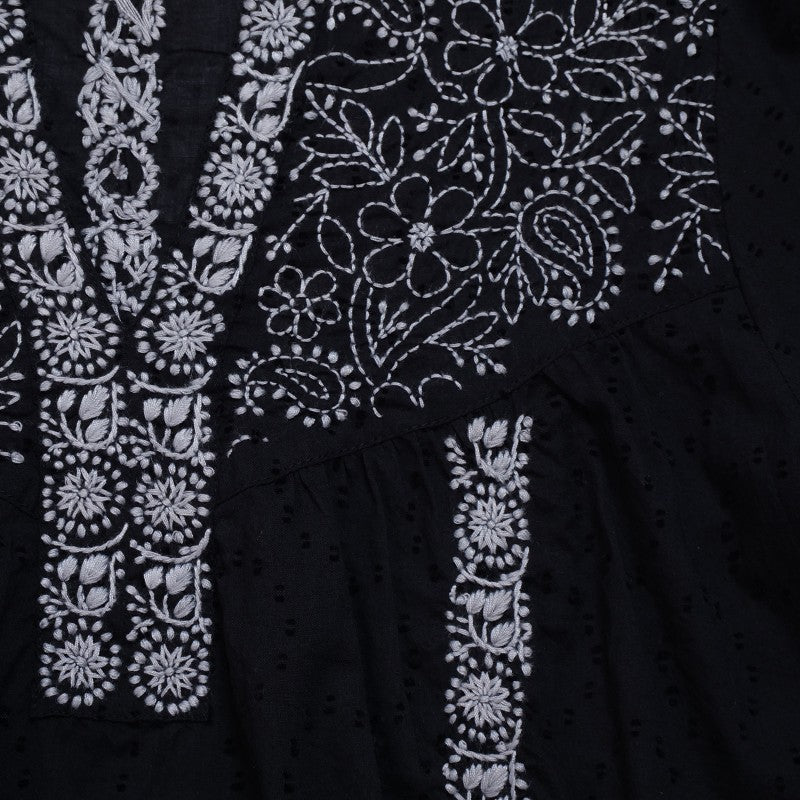 Lucknow Embroidery Tunic Pullover