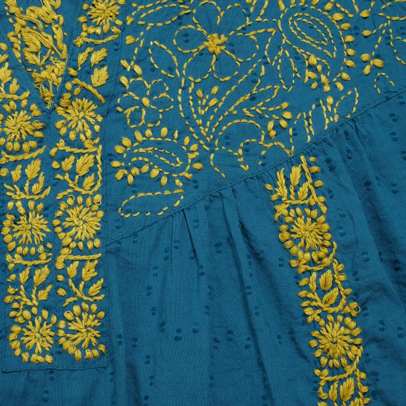 Lucknow Embroidery Tunic Pullover