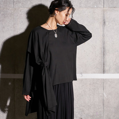 Rayon Layered Arrangement Pullover