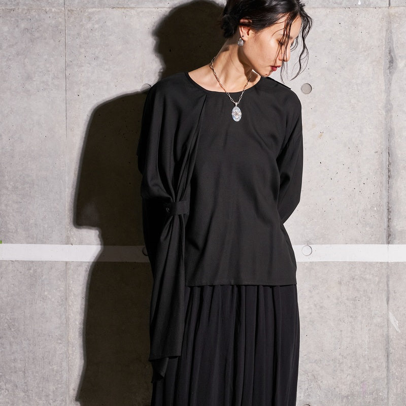 Rayon Layered Arrangement Pullover