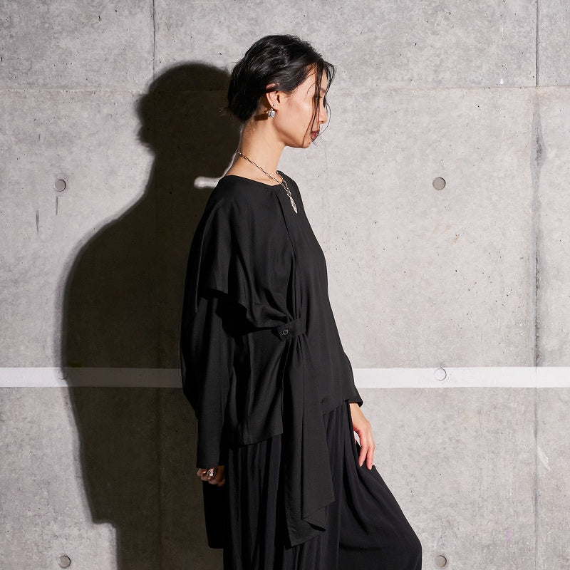 Rayon Layered Arrangement Pullover
