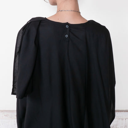 Rayon Layered Arrangement Pullover