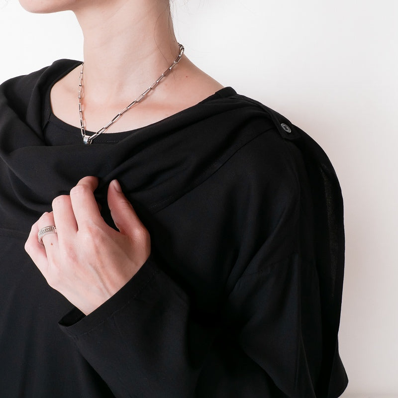 Rayon Layered Arrangement Pullover