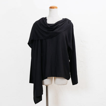 Rayon Layered Arrangement Pullover