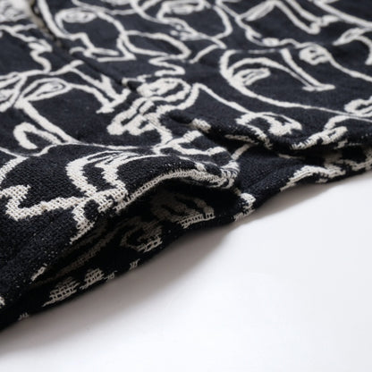 Cotton Two-Face Jacquard Pullover