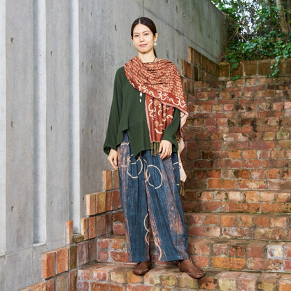Cotton Double Gauze Asymmetrical Hem Pullover