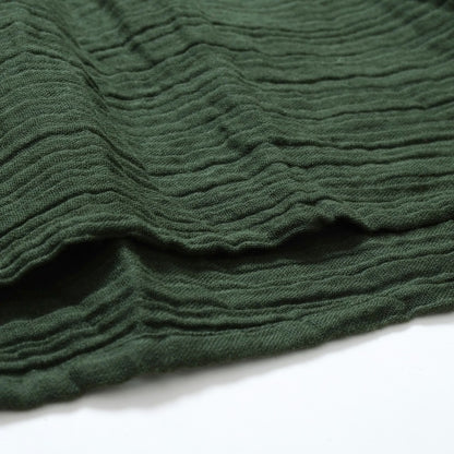 Cotton Double Gauze Asymmetrical Hem Pullover