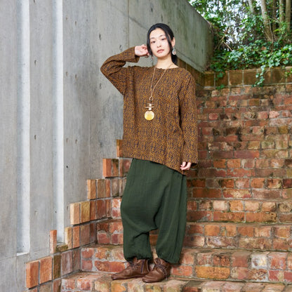 Cotton Block Print Kurta Pullover