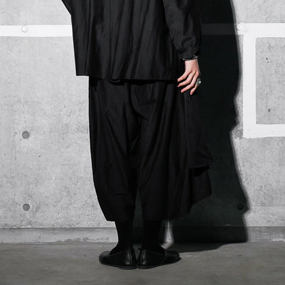 Cotton Silk Layered Pants