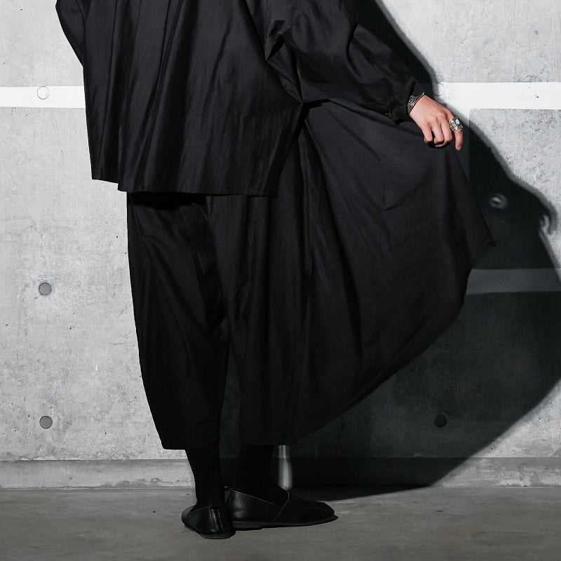 Cotton Silk Layered Pants