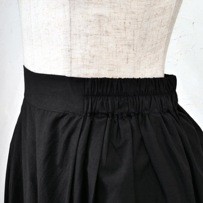 Cotton Silk Tuck Pants