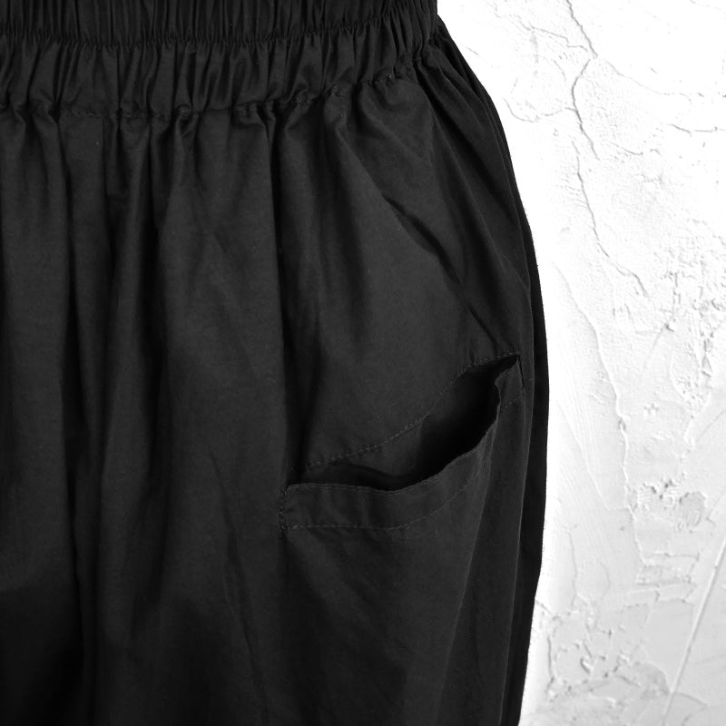 Cotton Silk Tuck Pants