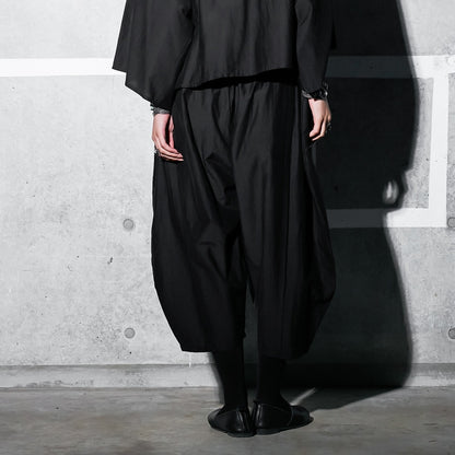 Cotton Silk Circle Pocket Pants