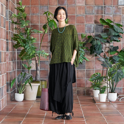 Plain Rayon Skirt Pants
