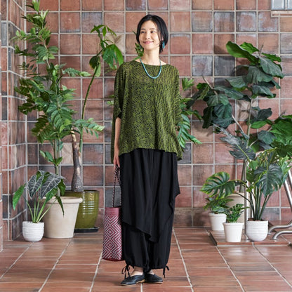 Plain Rayon Skirt Pants