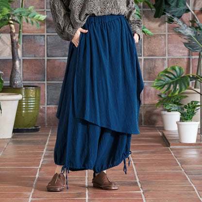 Plain Rayon Skirt Pants