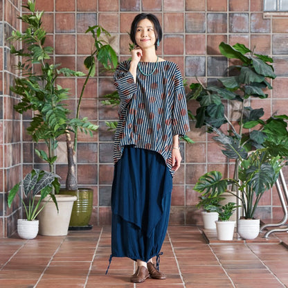 Plain Rayon Skirt Pants