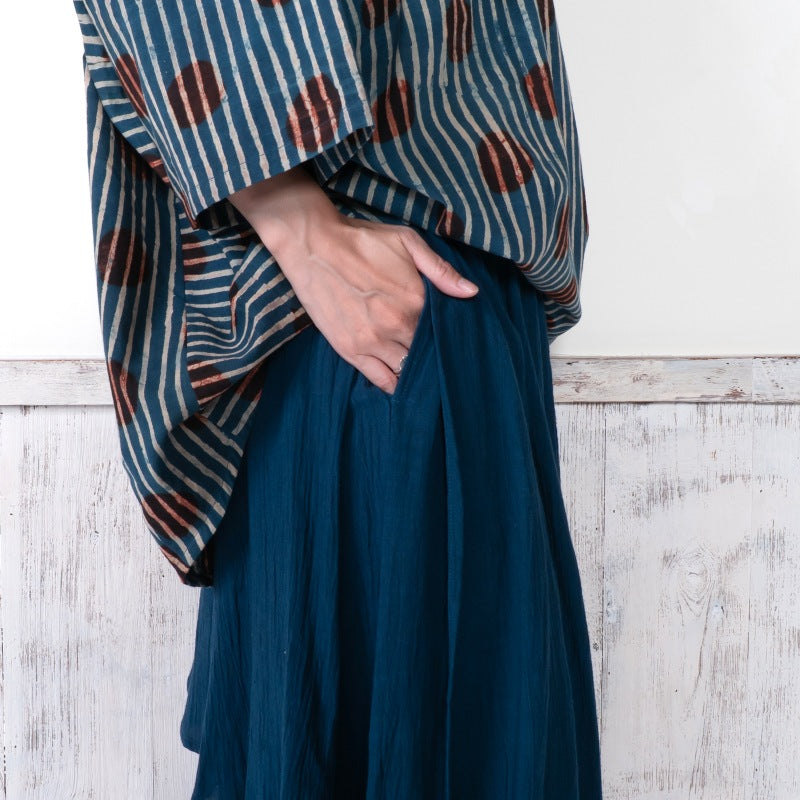 Plain Rayon Skirt Pants