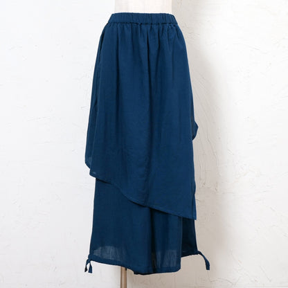 Plain Rayon Skirt Pants