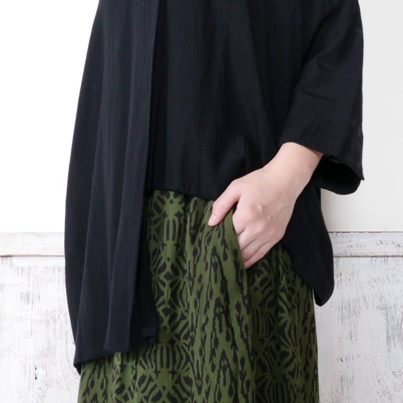Block Print Combo Wide Pants