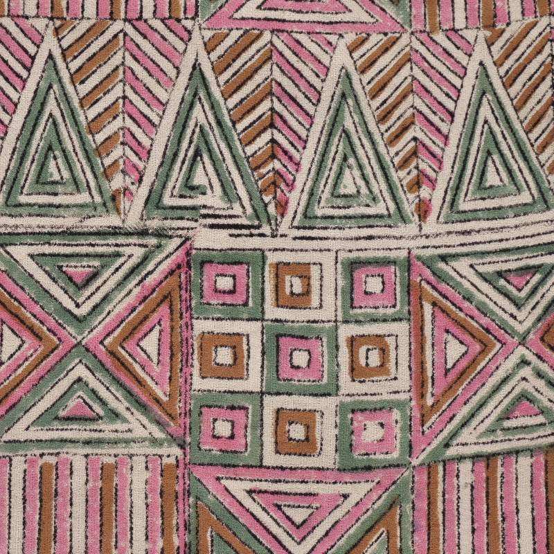Geometric Triangle Square Print Pants