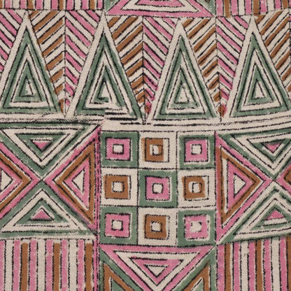 Geometric Triangle Square Print Pants