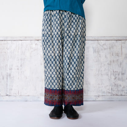Afghan Style Embroidery + Print Pants