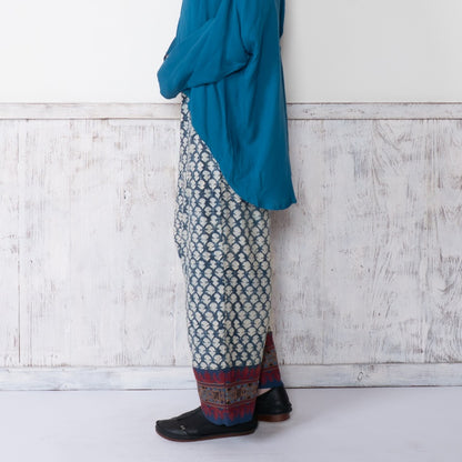 Afghan Style Embroidery + Print Pants