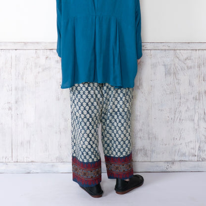 Afghan Style Embroidery + Print Pants
