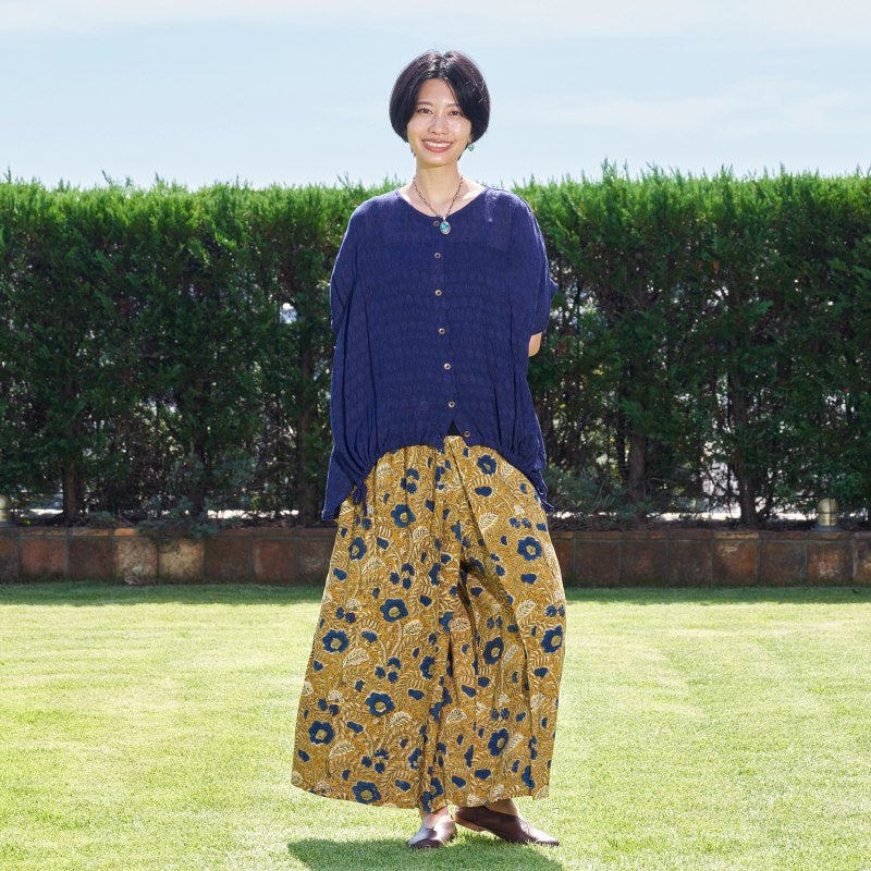 Bagru Floral Print Pants