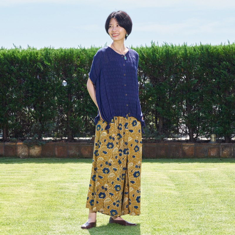 Bagru Floral Print Pants