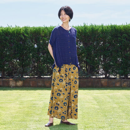 Bagru Floral Print Pants
