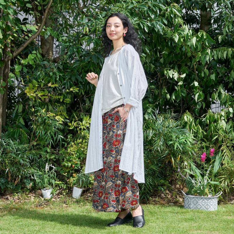 Bagru Floral Print Pants