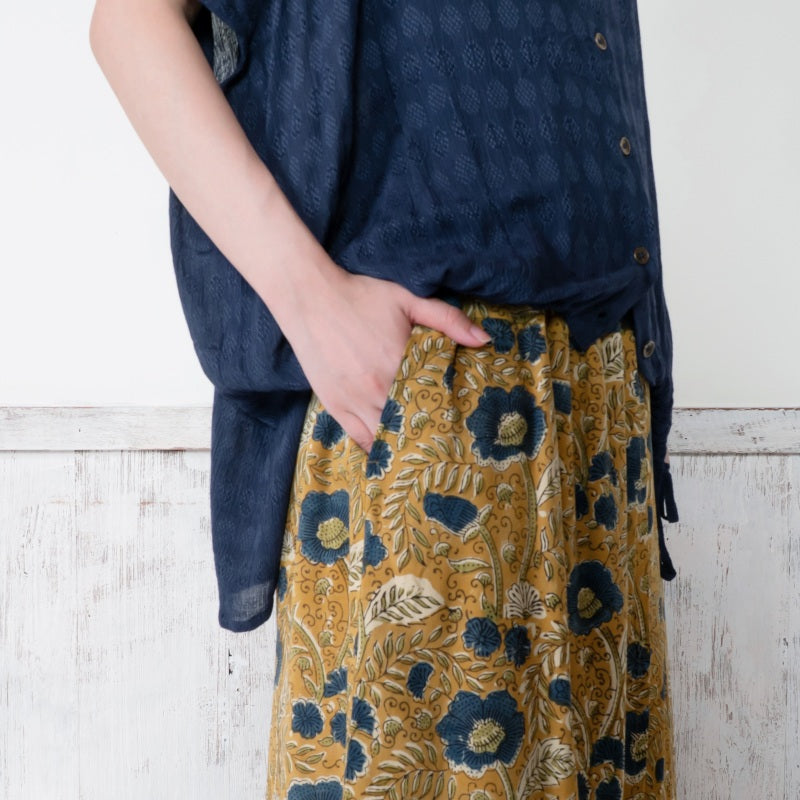 Bagru Floral Print Pants