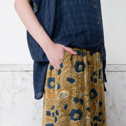 Bagru Floral Print Pants