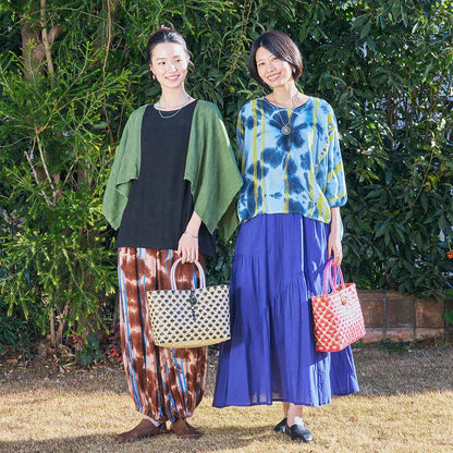 Tie-Dye Stripe Pants