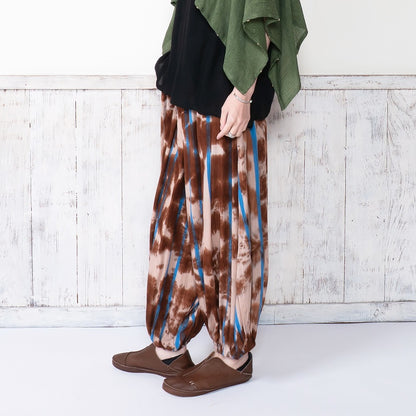 Tie-Dye Stripe Pants